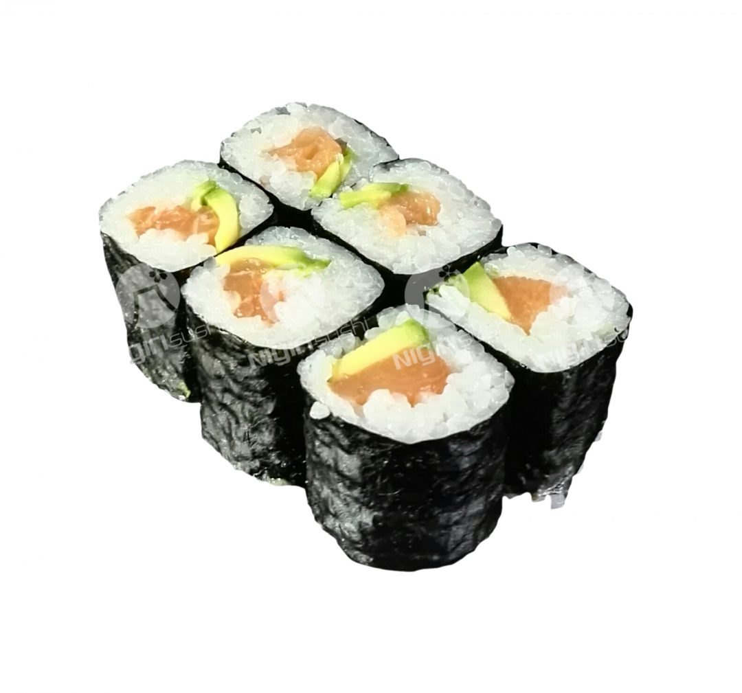 077. Rucola Lachs Maki – Nigiri Sushi