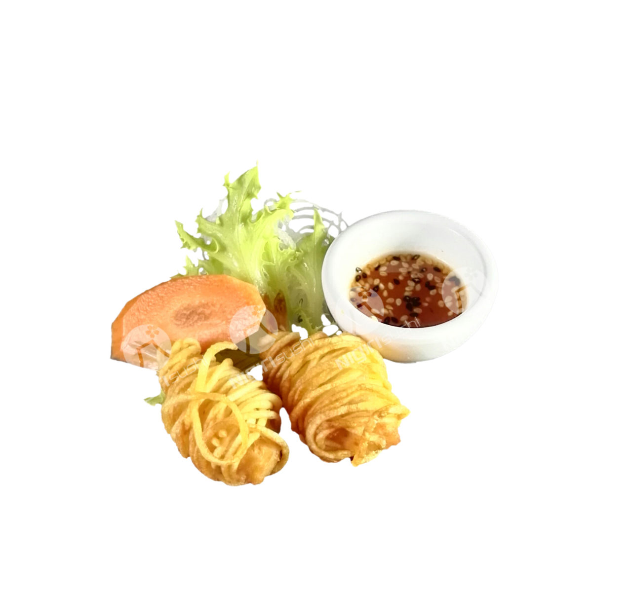 026. Garnelen im Kartoffelnest ( 6 St.) – Nigiri Sushi